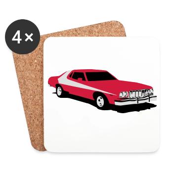 SH_Gran_Torino - Dessous de verre (lot de 4) - blanc - Devant
