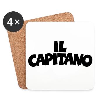 Il Capitano - Untersetzer (4er-Set) - Weiß - Vorne