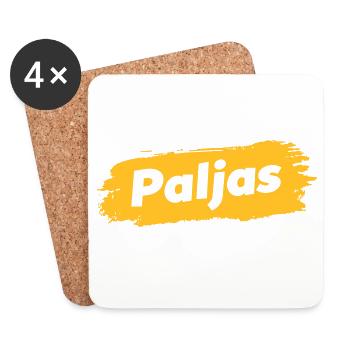 Paljas - Antwerpener Dialekt - Untersetzer (4er-Set) - Weiß - Vorne
