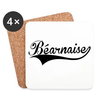 Béarnaise - Dessous de verre (lot de 4) - blanc - Devant