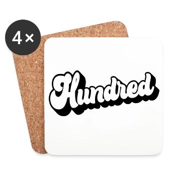 Hundred 100th Birthday Men Women 100 Years Old - Coasters (set of 4) - white - Front