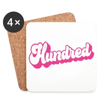 Hundred 100th Birthday Women Her 100 Years Old - Coasters (set of 4) - white - Front
