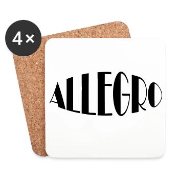 Allegro - Coasters (set of 4) - white - Front
