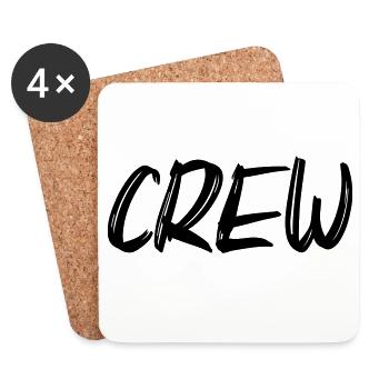 crew - Coasters (set of 4) - white - Front