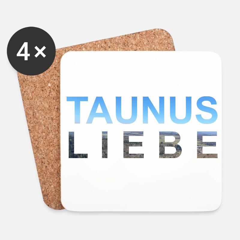 Taunus at its best! - Untersetzer (4er-Set) - Weiß