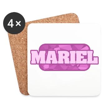 Mariel as health - Coasters (set of 4) - white - Front
