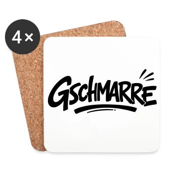 Gschmarre - Untersetzer (4er-Set) - Weiß - Vorne