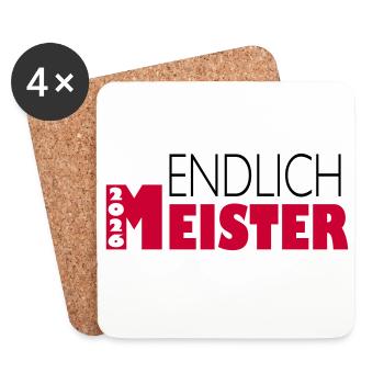 Finally champion 2026 - Coasters (set of 4) - white - Front