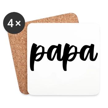 dad - Coasters (set of 4) - white - Front