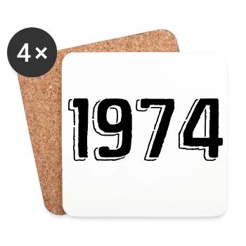 1974 - Coasters (set of 4) - white - Front