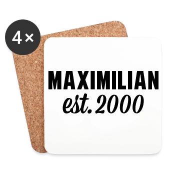 Maximilian est 2000 - Untersetzer (4er-Set) - Weiß - Vorne