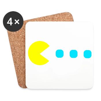Retro Game - Coasters (set of 4) - white - Front