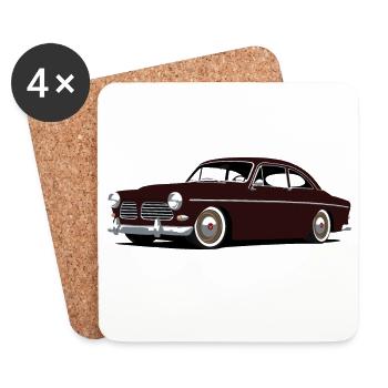 120 Series Single Custom - Coasters (set of 4) - white - Front