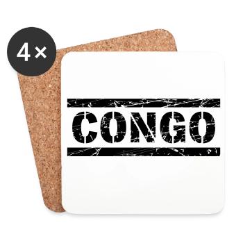 Congo - Untersetzer (4er-Set) - Weiß - Vorne