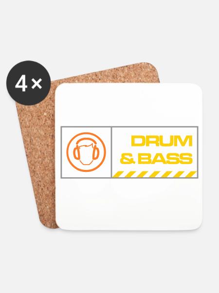 db warning - Coasters (set of 4) - white