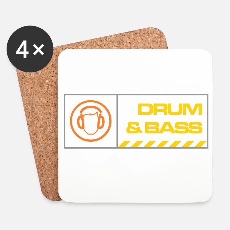 db warning - Coasters (set of 4) - white
