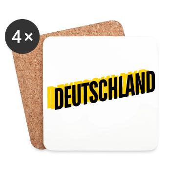 DEUTSCHLAND 20240619 110024 0000 - Untersetzer (4er-Set) - Weiß - Vorne