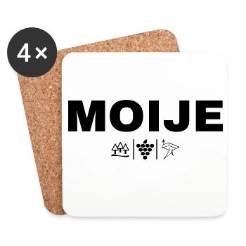 MOIJE - Untersetzer (4er-Set) - Weiß - Vorne