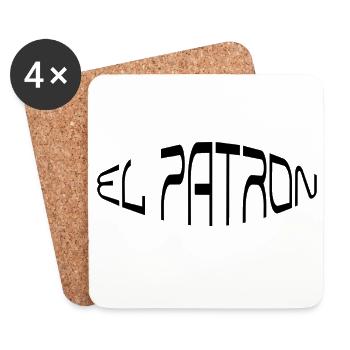 El Patron – The Doer Look - Coasters (set of 4) - white - Front