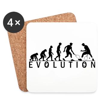 Tennis Evolution tweener shirt - Untersetzer (4er-Set) - Weiß - Vorne