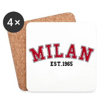 Milan_Est_1965 - Coasters (set of 4) - white - Front