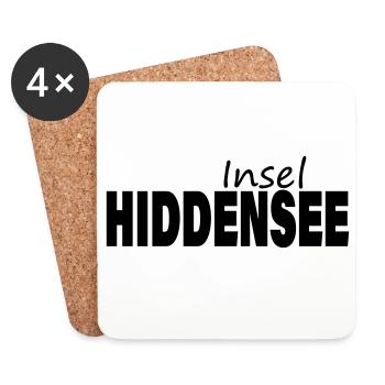 HIDDENSEE - Untersetzer (4er-Set) - Weiß - Vorne