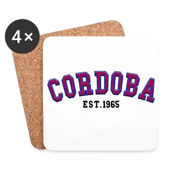 Cordoba Est 1965 - Coasters (set of 4) - white - Front