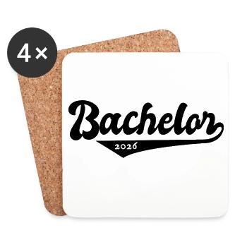Bachelor 2026 Graduation Graduation - Coasters (set of 4) - white - Front