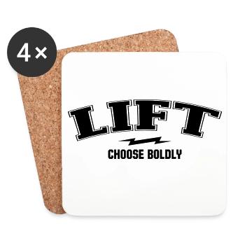 Varsity Arch - Lift Dept - Coasters (set of 4) - white - Front