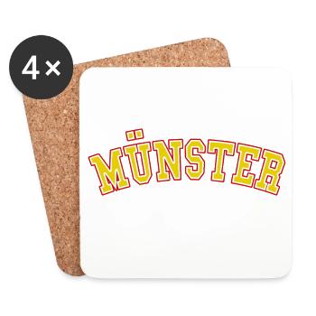 Münster Est. 1966 - Coasters (set of 4) - white - Front