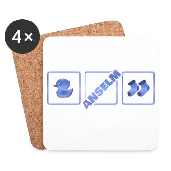 Child Anselm - Coasters (set of 4) - white - Front