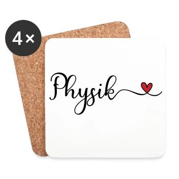 Physics - Coasters (set of 4) - white - Front