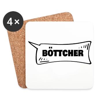 Azubi Boettcher - Untersetzer (4er-Set) - Weiß - Vorne