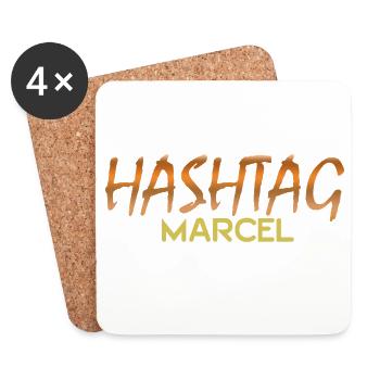 Marcel - Coasters (set of 4) - white - Front
