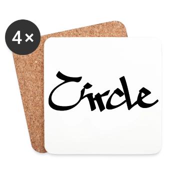 circle - Untersetzer (4er-Set) - Weiß - Vorne