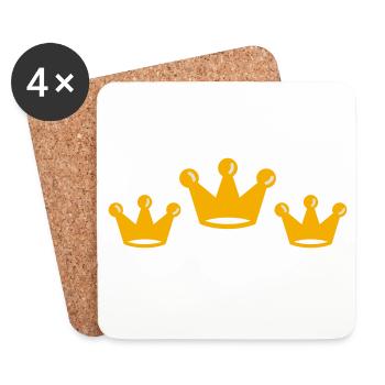 kronen - Coasters (set of 4) - white - Front