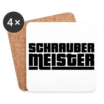 Schraubermeister - Untersetzer (4er-Set) - Weiß - Vorne