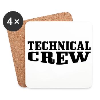 Technical Crew 2 - Untersetzer (4er-Set) - Weiß - Vorne