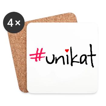 #unikat - Untersetzer (4er-Set) - Weiß - Vorne