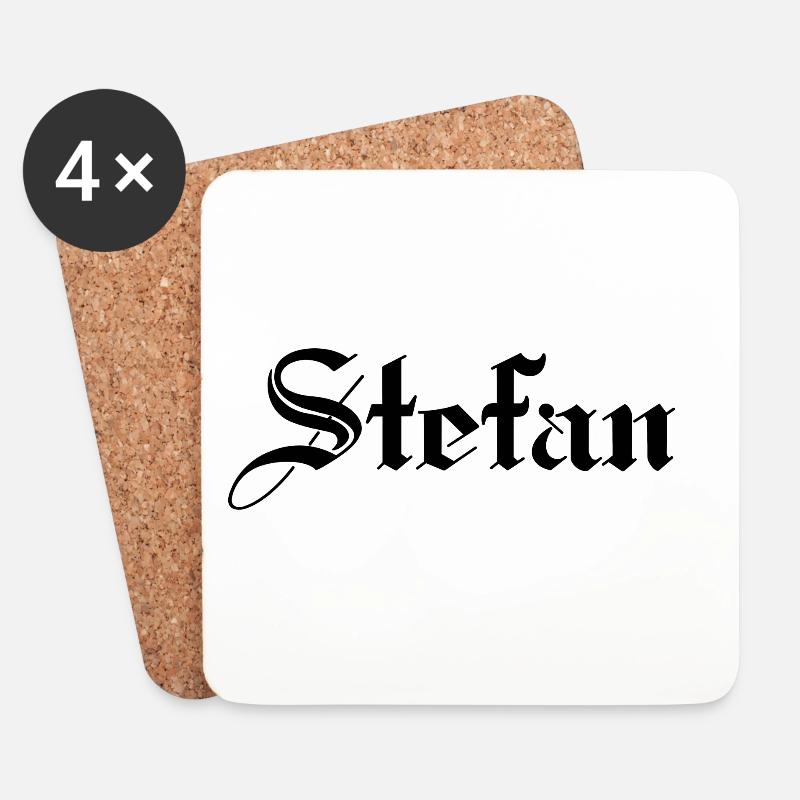 Stefan - Untersetzer (4er-Set) - Weiß