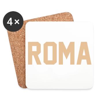 Rom - Dessous de verre (lot de 4) - blanc - Devant