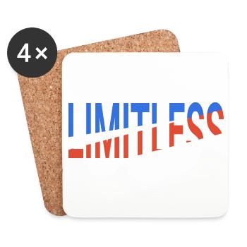 Illimité - Dessous de verre (lot de 4) - blanc - Devant