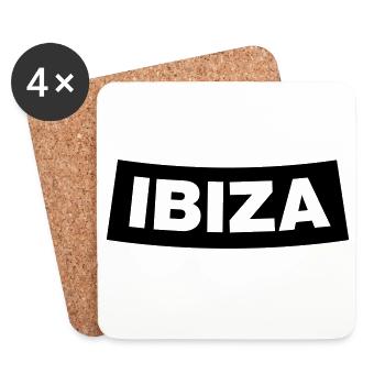 IBIZA Chapter Element 1C (JGA MC-Rocker-Style) - Coasters (set of 4) - white - Front