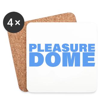 PLEASURE DOME - Untersetzer (4er-Set) - Weiß - Vorne