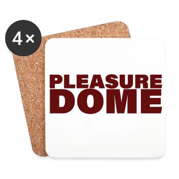 PLEASURE DOME - Untersetzer (4er-Set) - Weiß - Vorne