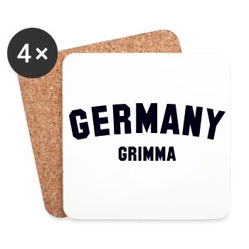 GRIMMA Germany - Coasters (set of 4) - white - Front