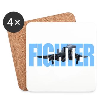 Fighter F-4 Phantom - Coasters (set of 4) - white - Front