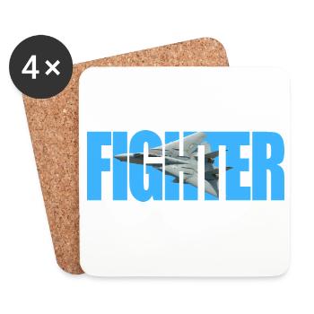 Fighter F-14 Tomcat - Coasters (set of 4) - white - Front