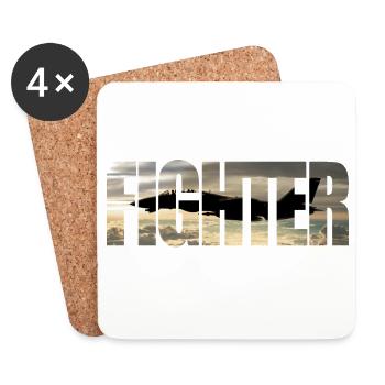 Fighter F-14 Tomcat - Coasters (set of 4) - white - Front