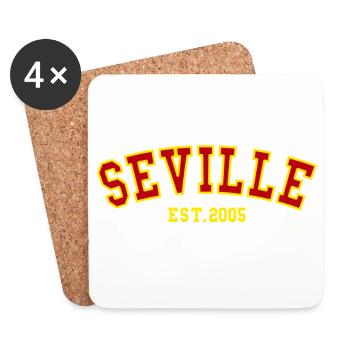 Sevilla Est.2005 - Untersetzer (4er-Set) - Weiß - Vorne